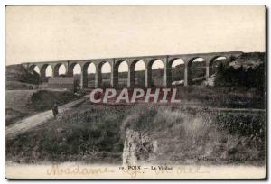 Old Postcard Poix The Viaduct