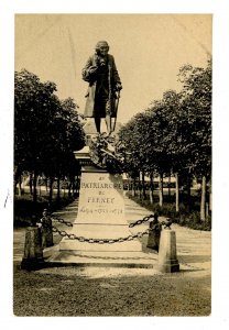 France - Fernay-Voltaire. Statue of Voltaire