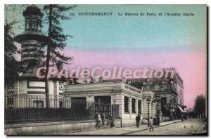 Old Postcard Montmorency The Post Office and Avenue Emile