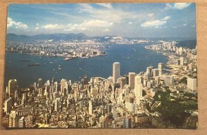 PC UNUSED - PANORAMA OF HONG KONG & KOWLOON PENINSULA, HONG KONG, CHINA