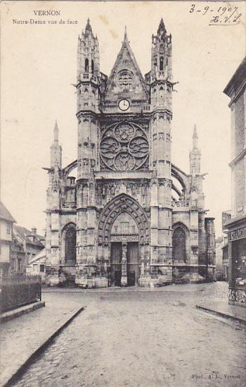 France Verdun Notre-Dame vue de face 1907