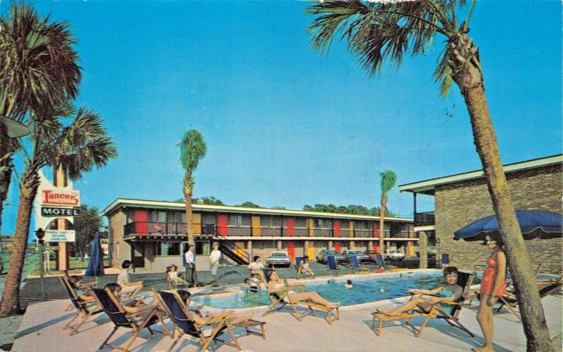 MYRTLE BEACH SOUTH CAROLINA~LANCER MOTEL-606 NORTH KINGS HWY POSTCARD 