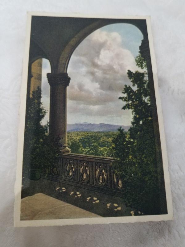 Antique Postcard entitled Pisgah and the Rat from the West Loggia