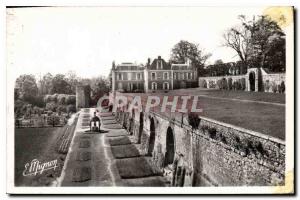 Old Postcard Chatillon Coligny Loiret Overview Chateau Les Trois Terrasses