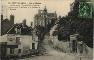 CPA chaumont-en-vexin rue de l'eglise (1207898) 