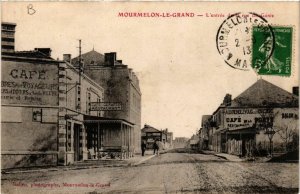 CPA MOURMELON-le-GRAND L'entrée de la rue du Genie (490870)