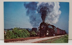 Southern 1477 Knoxville to Bristol Run, at Mohawk Tenn 1952 Collins Postcard C13