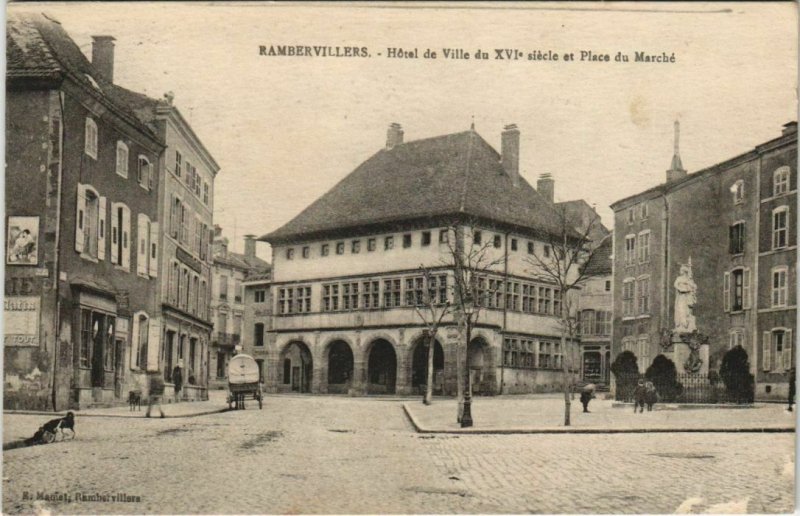 CPA RAMBERVILLERS - Hotel de ville (119847)