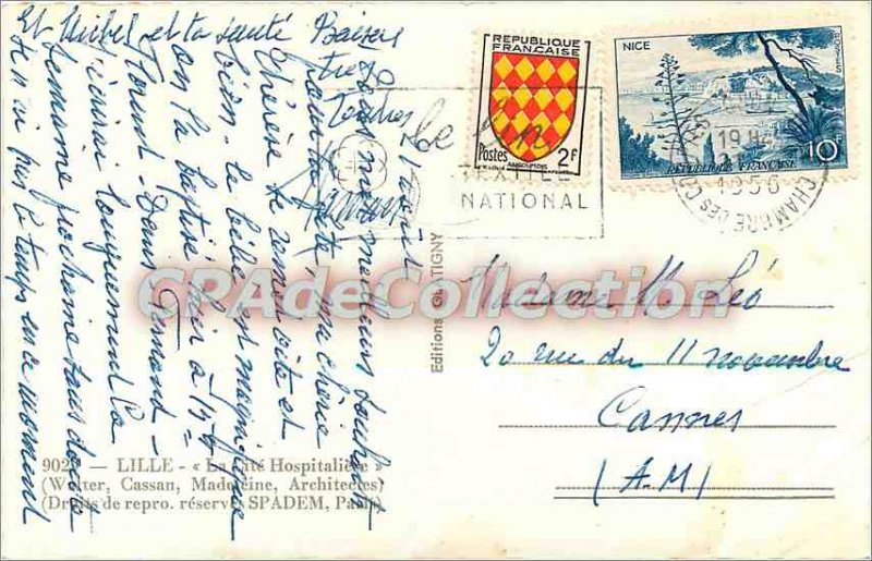 Postcard Old Lille La Cite Hospitaliere