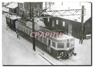 Postcard Modern Einer der zu spater Leichttriebwagenzug abde