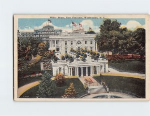 Postcard White House, East Entrance, Washington, District of Columbia