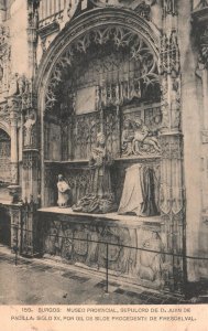 Vintage Postcard Museo Provincial Sepulcro De Juan Burgos Spain Structure