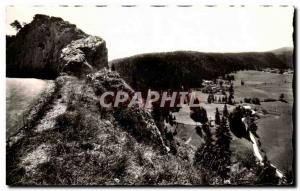 Modern Postcard Morez Road to the red Turu and the valley of the rivers