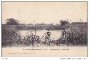 DAHOMEY . 1900-10s , Moyen Niger, Recherche d'un Passage