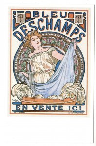 Woman Washing, Blue Deschamps en Vente Icic Advertising