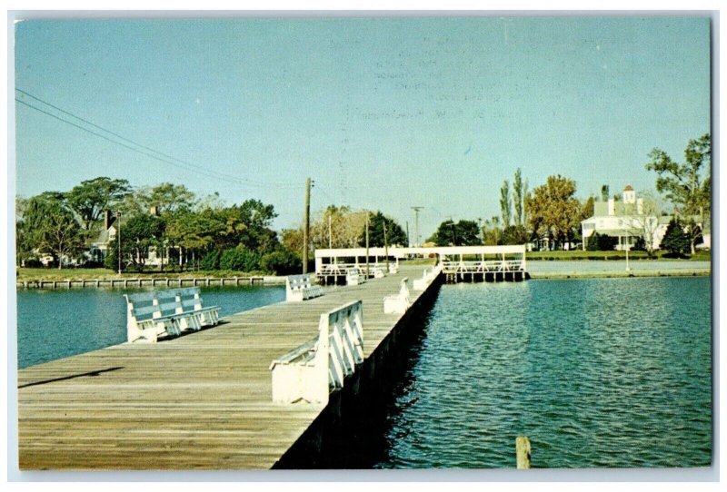 Greetings From Public Landing Waterfront Resort Worcester County MD Postcard 