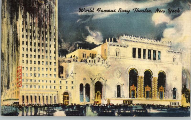 New York City NY Theatre Postcard