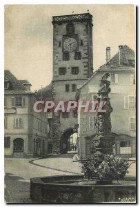 Modern Postcard Ribeauville Ht Rhin Place du Marche