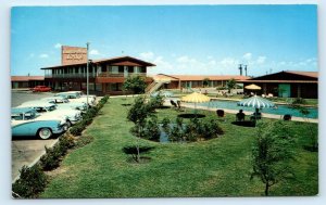 ABILENE, TX Texas ~ THUNDERBIRD LODGE ~ c1950s Roadside  Motel Postcard