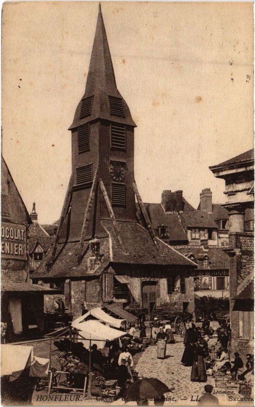 CPA HONFLEUR Clocher de Sainte-Catherine (1258557)