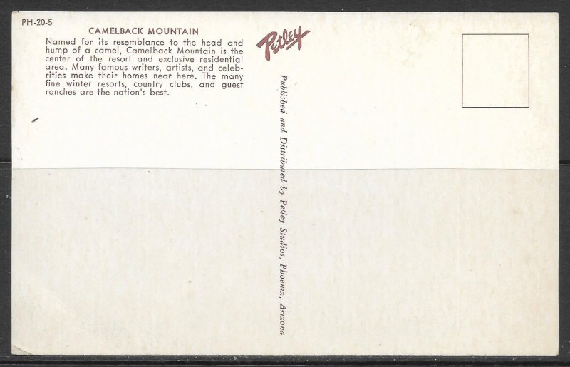 Arizona, Phoenix - Camelback Mountain - [AZ-224]