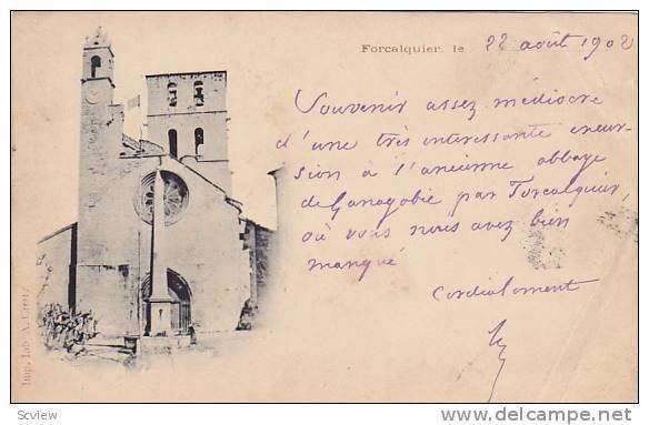 Forcalquier , France , PU-1902 , Eglise St-Mary