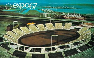 Canada Montreal Expo 67 Automotive Stadium Vintage Postcard 03.58