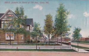 Indiana Gary Jackson Street Looking North Of 7th Avenue 1913