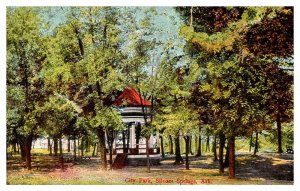 Postcard BUILDING SCENE Siloam Springs Arkansas AR AQ9381