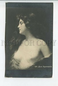 461816 Angelo ASTI Woman NUDE Long Hair Vintage postcard 1915 year