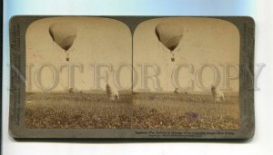 3092782 RUSSO JAPANESE WAR War balloon Port Arthur Stereo photo