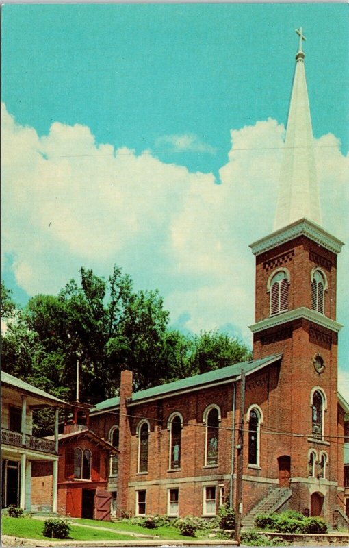 First Methodist Church Galena Illinois IL Postcard VTG UNP Dexter Vintage Unused 