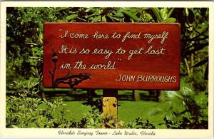 Postcard HISTORICAL SCENE Lake Wales Florida FL AL6997