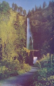Multnomah Falls, Oregon - Largest Falls in the Columbia River Gorge