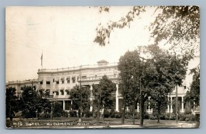 MT. CLEMENS MI PARK HOTEL 1908 ANTIQUE REAL PHOTO POSTCARD RPPC