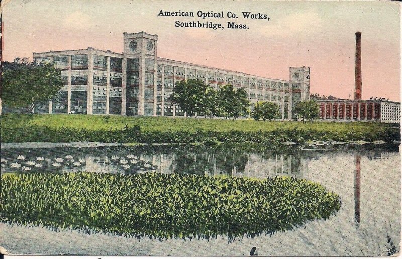 Southbridge MA, American Optical Co. Works ca. 1910, Factory, Industry