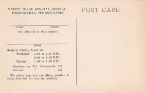 Phoenixville Pennsylvania Valley Forge General Hospital, Aerial View, Pc U14072