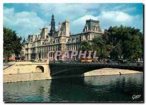 Modern Postcard The Paris City Hall