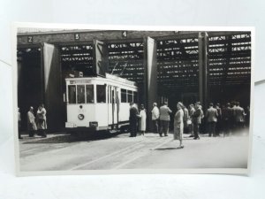 Original Vintage Photo Tram 331 Leaving Ghent Depot Belgium 1957