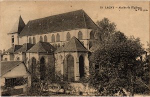 CPA LAGNY-sur-MARNE Abside de l'Eglise (1320270)