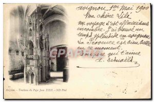 Postcard Old Avignon Pope John XXII Tomb