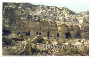 Home of the Cliff Dwellers in Pueblo of Santa Clara, New Mexico