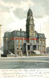 7 Postcards, Lynn, Massachusetts, City Hall-Soldiers Monument-Pond-Bath House