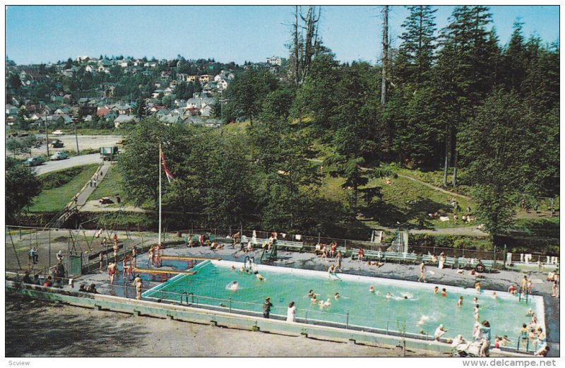 PRINCE RUPERT, British Columbia, Canada, 1940-1960's; Swimming Pool, McClymon...