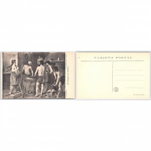 Postcard La Fragua de Vulcano Velázquez Museo del Prado Madrid