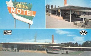 NUGGET MOTEL Boardman, Oregon Morrow Co. US 30 Roadside c1950s Vintage Postcard