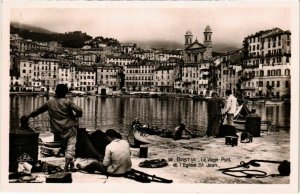 CPA Bastia - Le Vieux Port et l'Église St-Jean (108264)