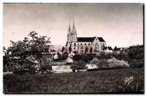 Postcard View of Modern Pontmain & # 39ensemble Basilica