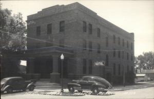 Nelich NE Nehoco Hotel & Cars Real Photo Postcard