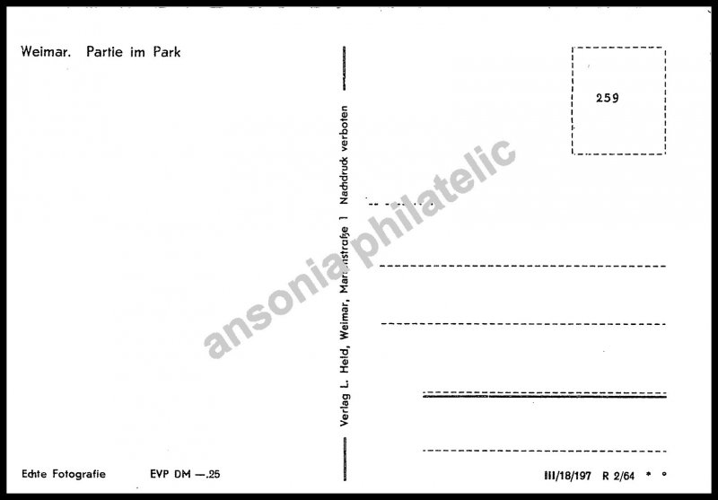 VINTAGE POSTCARD: German Image Post Card